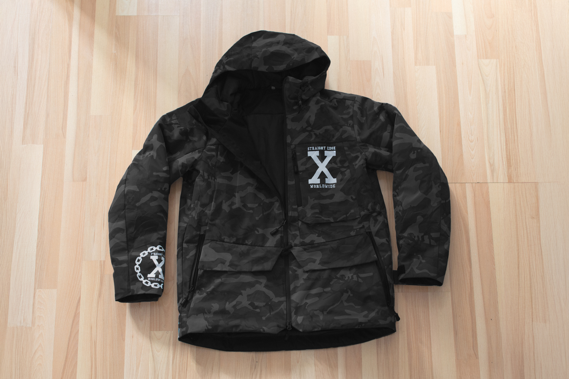 Ladies Straight Edge Winter Jacket in Midnight Black - Apparel image 1