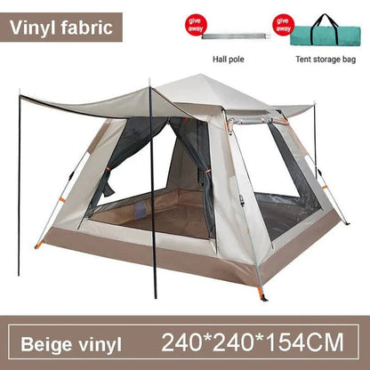 Family Camping Tent - Automatic Setup, Waterproof, All Seasons, Ideal for Camping, Beach, Hiking (3-4 & 5-6 Person Sizes) with Carrying Bag - Misc image 9