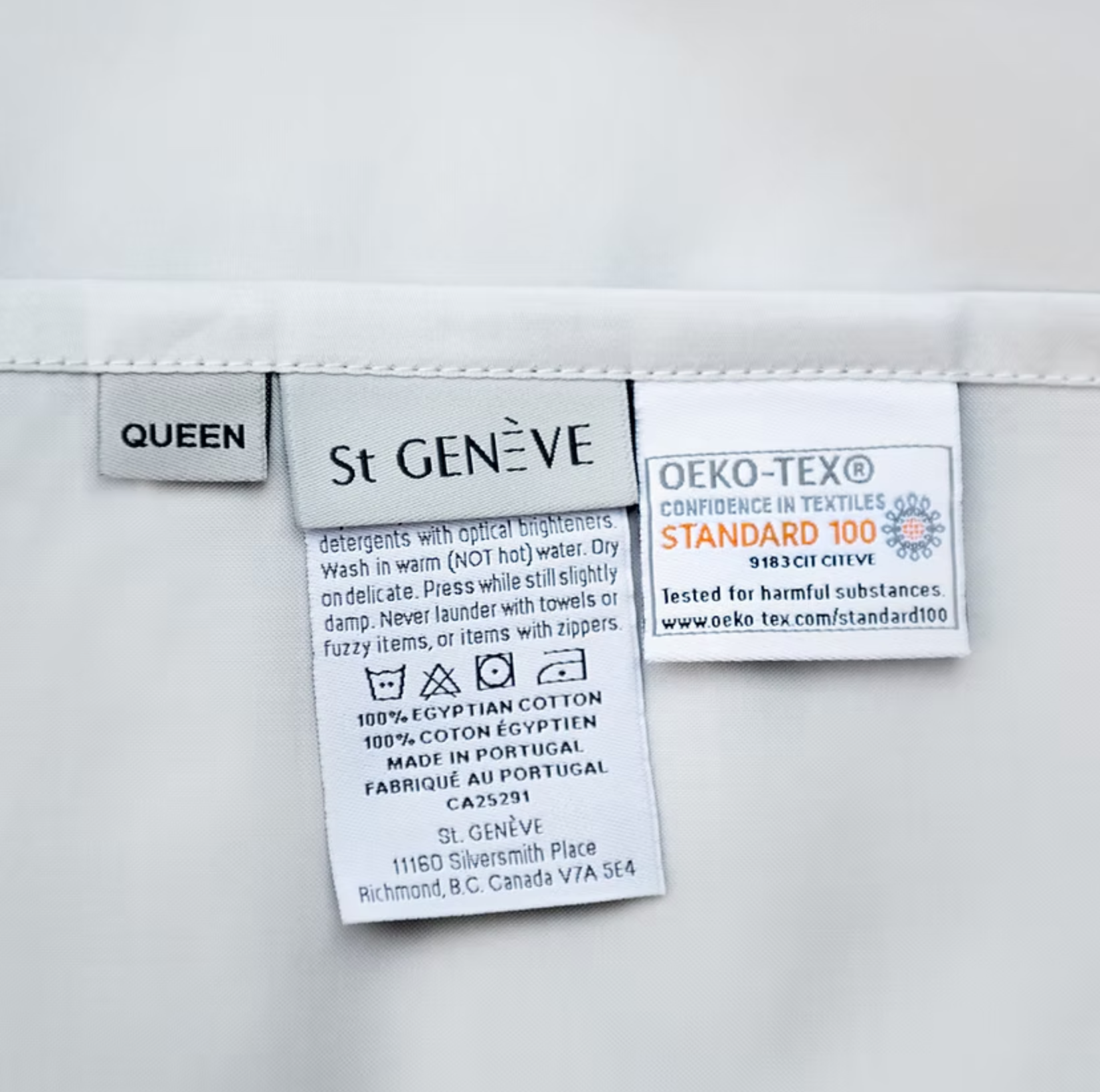 Porto Cotton Sateen Sheet Set - Misc image 10