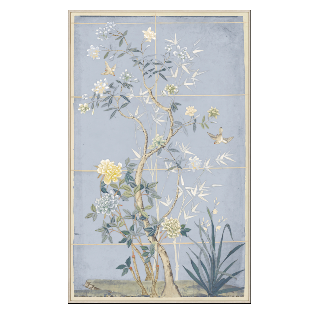 Chinoiserie Scenic Series Framed Canvas Art Prints - Misc image 3