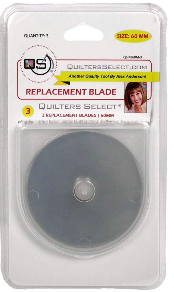 Quilters Select Rotary Blade 60 mm 3 pk - Bedding image 1