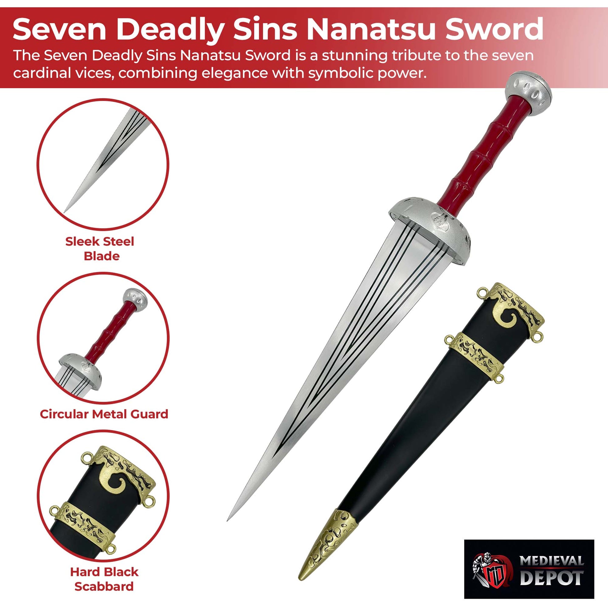 Seven Deadly Sins Nanatsu Sword - Jewelry image 3