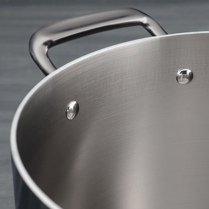Tri-Ply Clad Stainless Steel Cookware Set with Glass Lids - Kitchen & Dining image 5