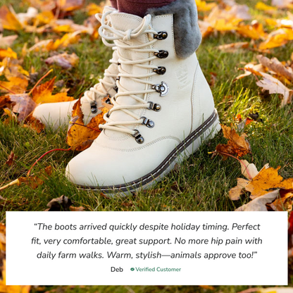 CAMBRIDGE | Women's Winter Boot Pale Ale White - Kitchen & Dining image 7