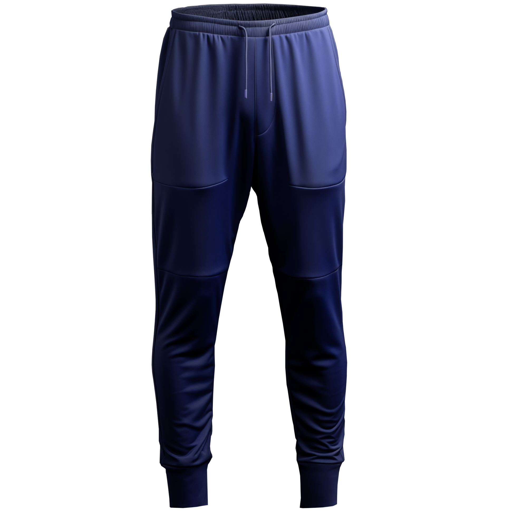 Slim Blue Gym Pants - Apparel image 3