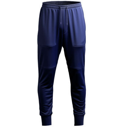 Slim Blue Gym Pants - Apparel image 3