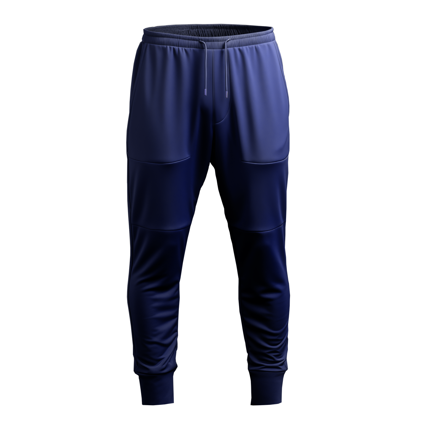 Slim Blue Gym Pants - Apparel image 1