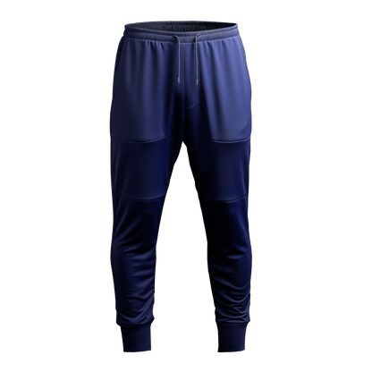Slim Blue Gym Pants - Apparel image 1