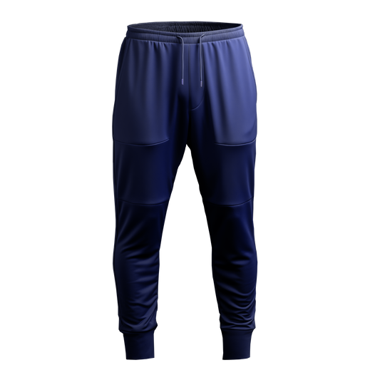 Slim Blue Gym Pants - Apparel image 1