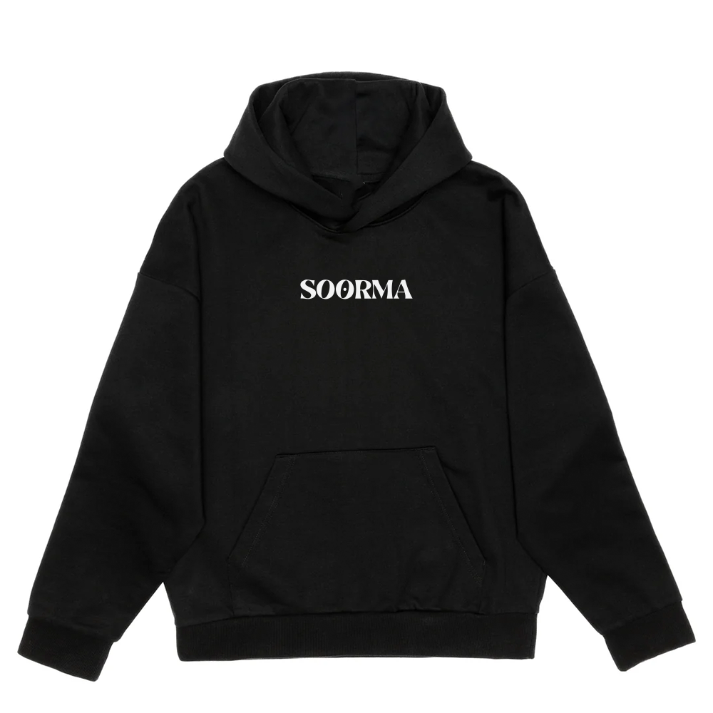 THE ENLIGHTENED ONE PREMIUM HEAVYWEIGHT HOODIE - BLACK - Apparel image 2