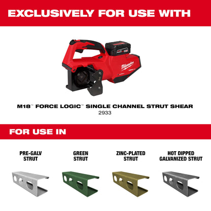 Milwaukee 49-16-1158 1" x 1-5/8 Strut Shearing Dies - Misc image 5