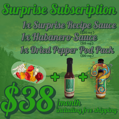 Monthly Suprise Recipe Subscription *SAUCE PACK* - Misc image 2