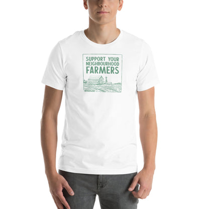 "Support Your Neighbourhood Farmers" Unisex T-Shirt - Misc image 9
