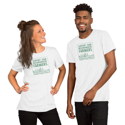 "Support Your Neighbourhood Farmers" Unisex T-Shirt - Misc image 5