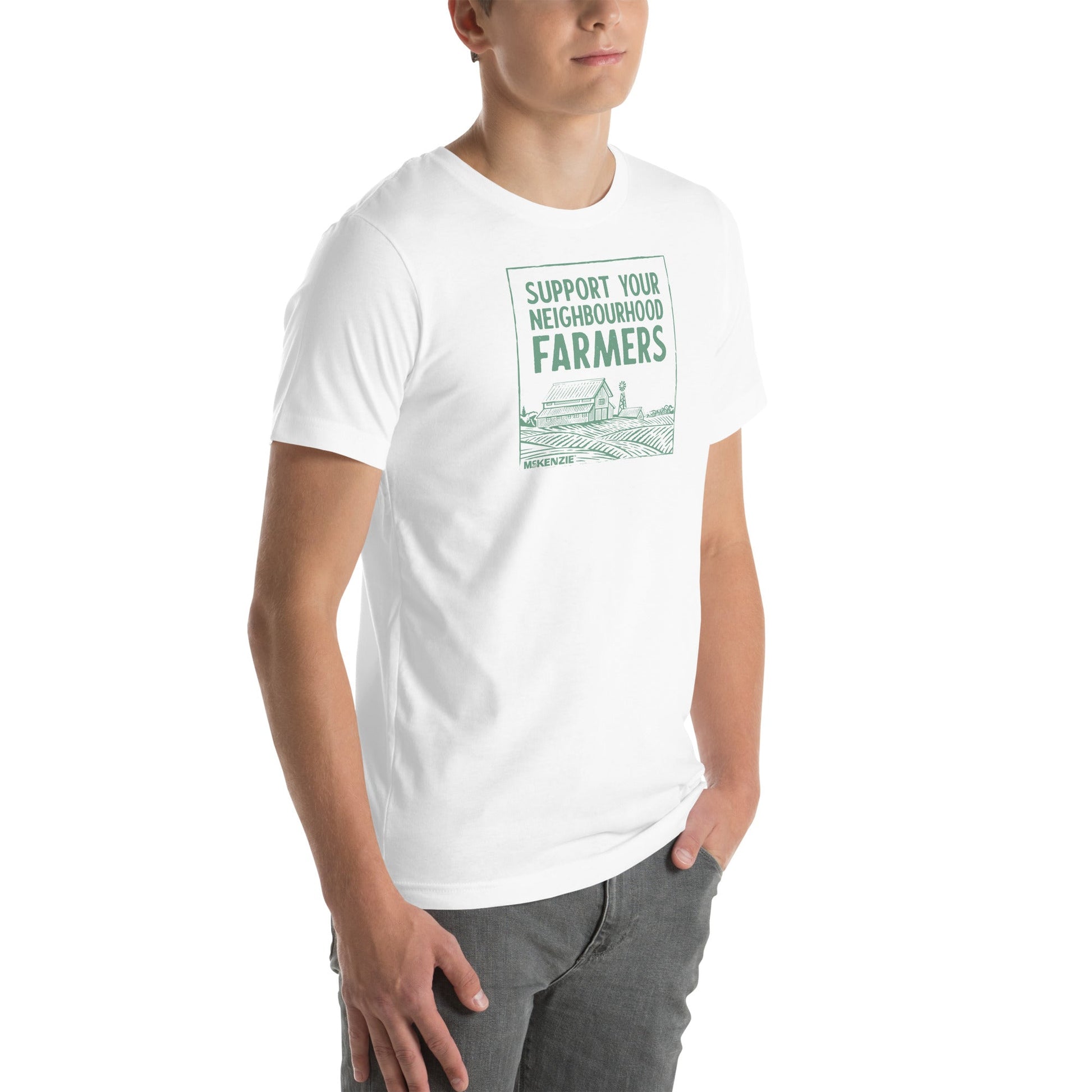 "Support Your Neighbourhood Farmers" Unisex T-Shirt - Misc image 10