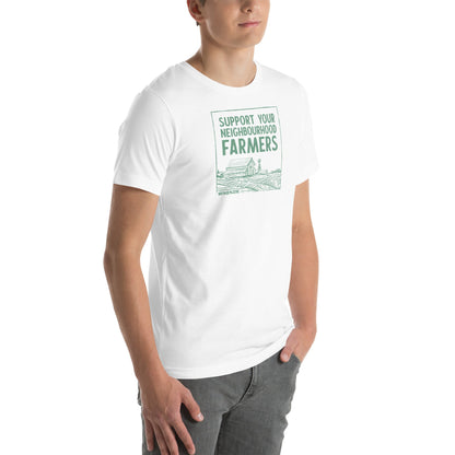 "Support Your Neighbourhood Farmers" Unisex T-Shirt - Misc image 10