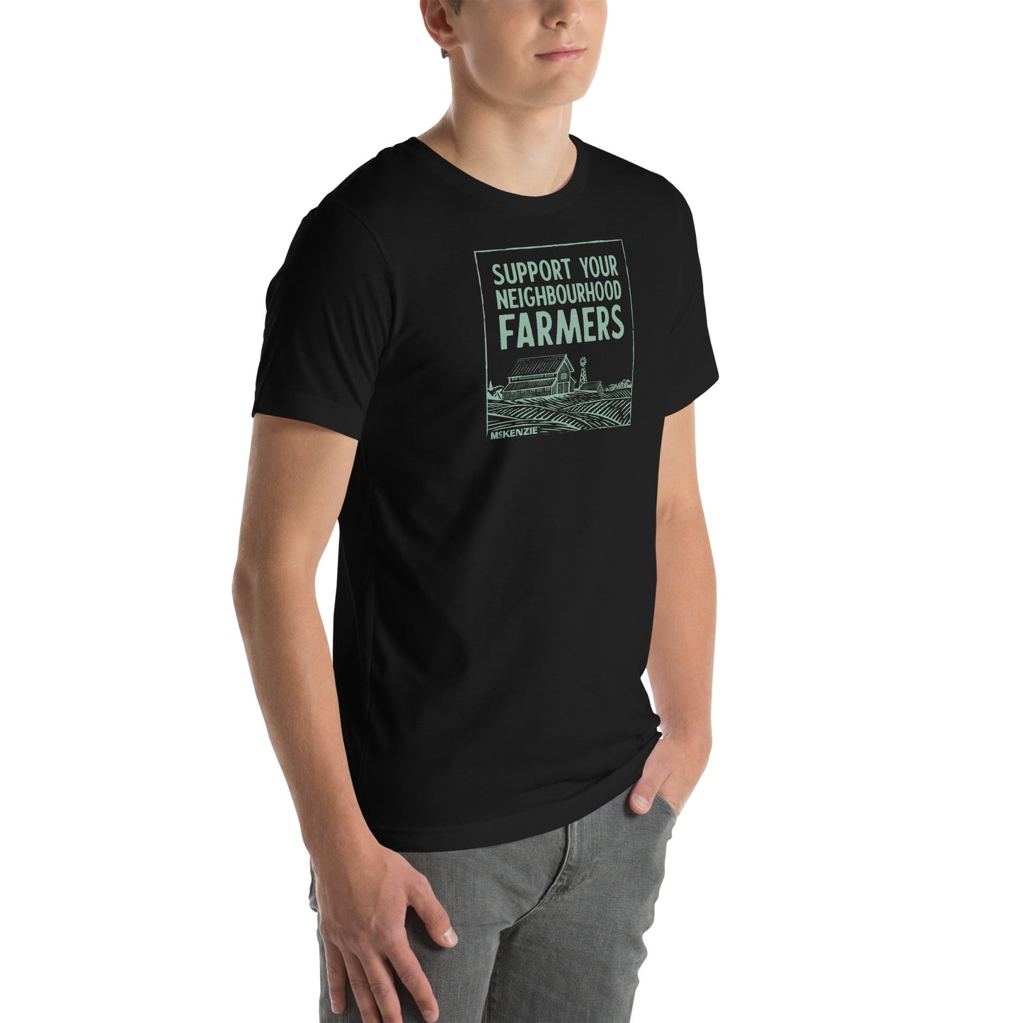 "Support Your Neighbourhood Farmers" Unisex T-Shirt - Misc image 6