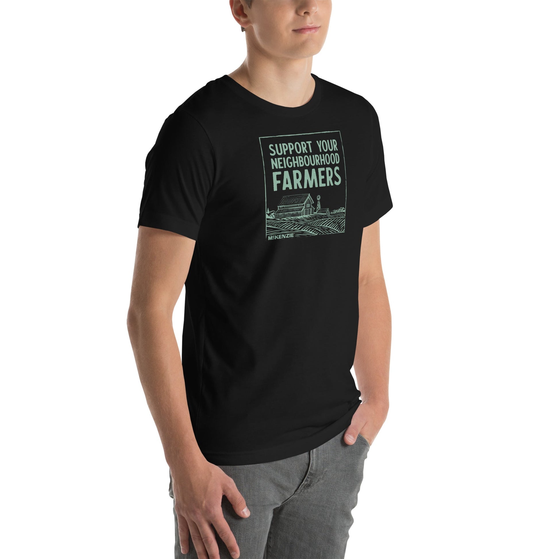 "Support Your Neighbourhood Farmers" Unisex T-Shirt - Misc image 6