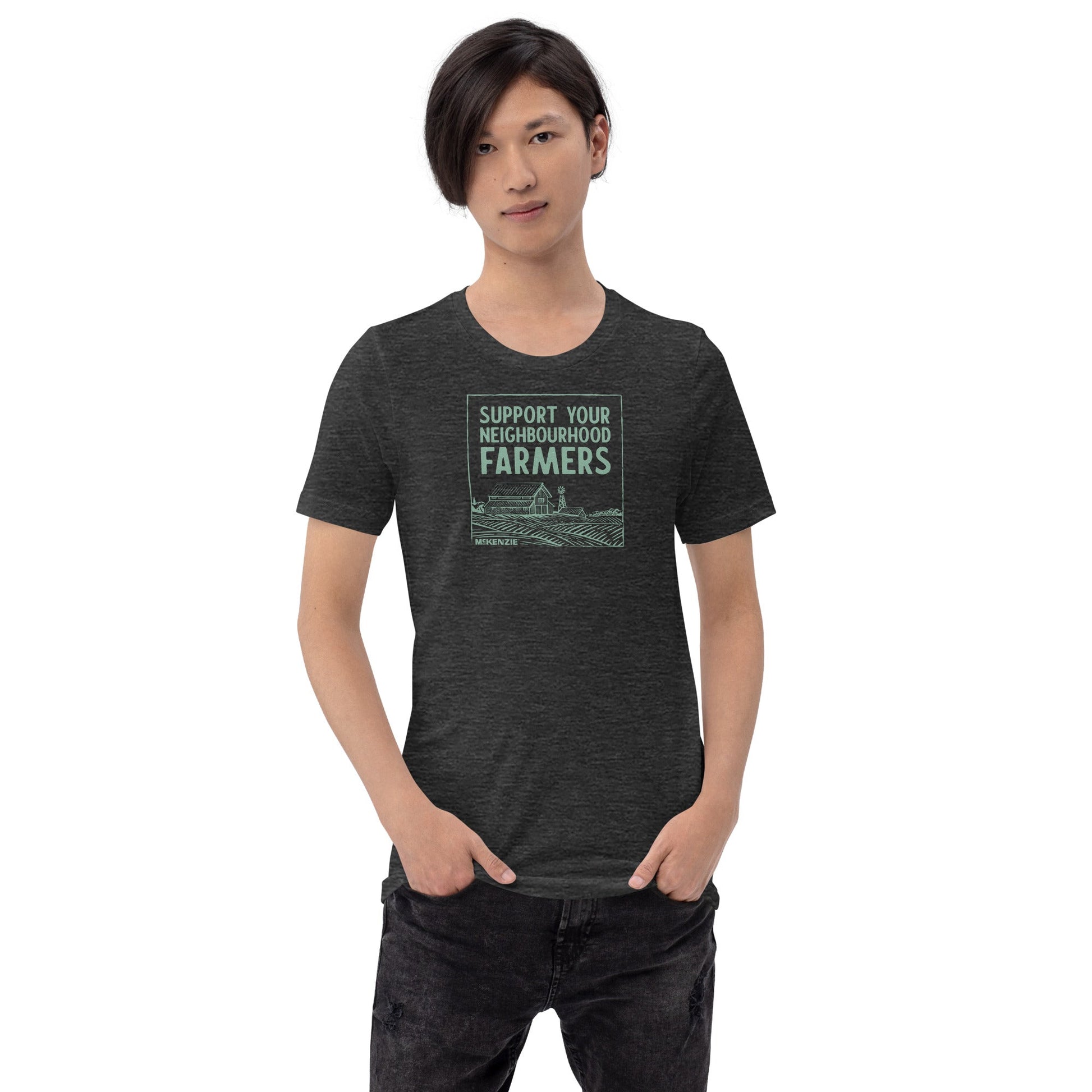 "Support Your Neighbourhood Farmers" Unisex T-Shirt - Misc image 3