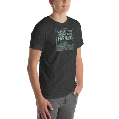 "Support Your Neighbourhood Farmers" Unisex T-Shirt - Misc image 8