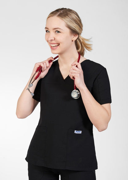 T3030 Mobb Mentality Scrubs The Rosey V-Neck Top (XXS - 3XL) - Furniture image 1