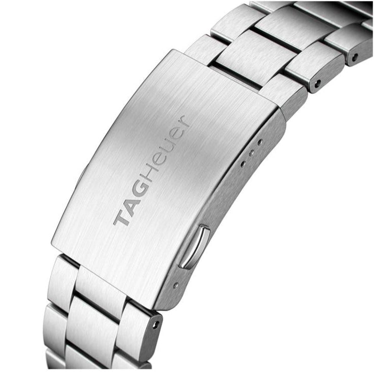 Tag Heuer Formula 1 Limited Edition Green Dial Silver Steel Strap Watch for Men - WAZ1017.BA0842 - Apparel image 4