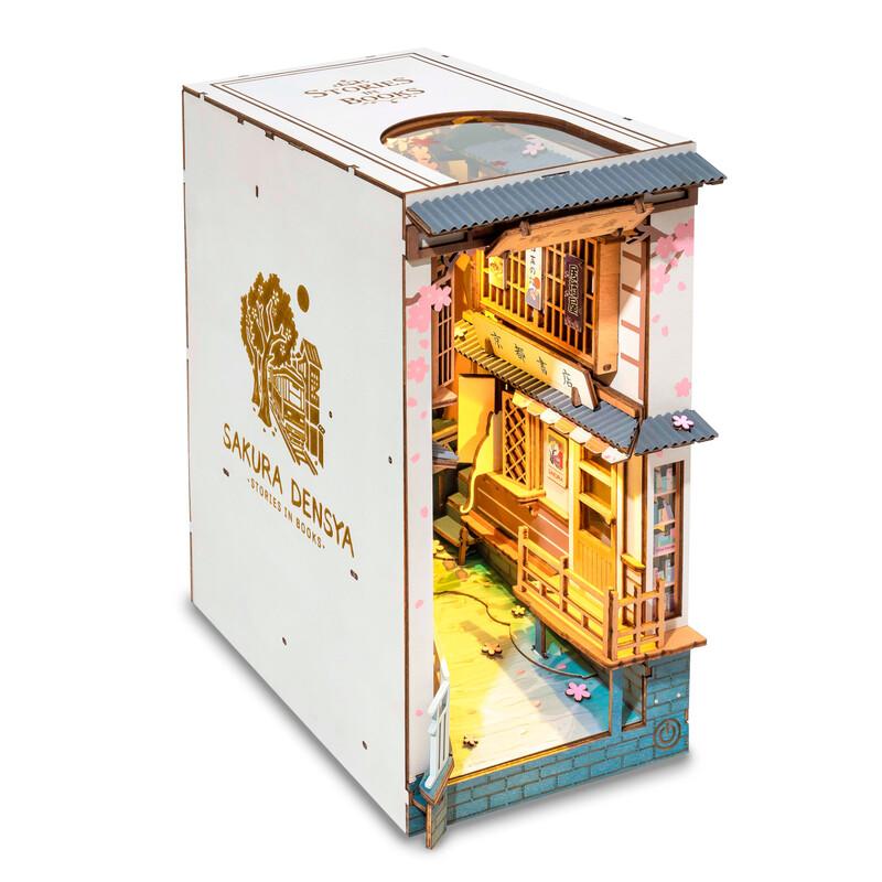 Sakura Tram | Robotime Rolife TGB01 DIY Miniature Book Nook Kit - Kitchen & Dining image 4
