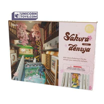 Sakura Tram | Robotime Rolife TGB01 DIY Miniature Book Nook Kit - Kitchen & Dining image 10