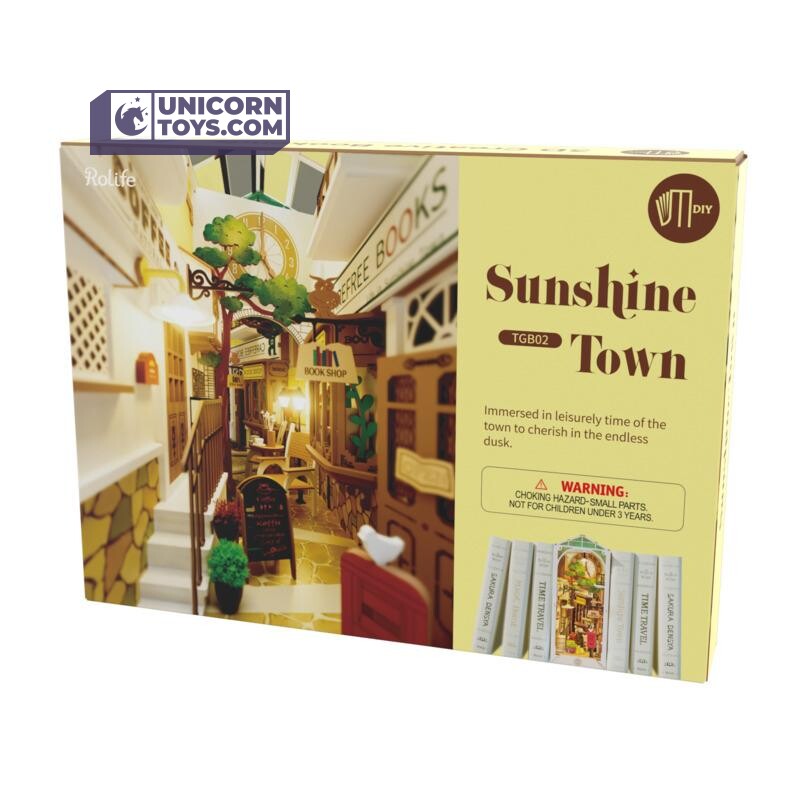 Sunshine Town | Robotime Rolife TGB02 DIY Miniature Book Nook Kit - Kitchen & Dining image 8