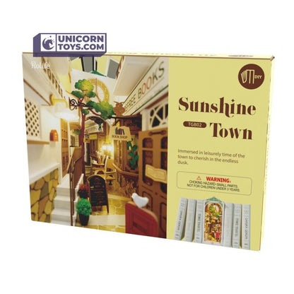 Sunshine Town | Robotime Rolife TGB02 DIY Miniature Book Nook Kit - Kitchen & Dining image 8