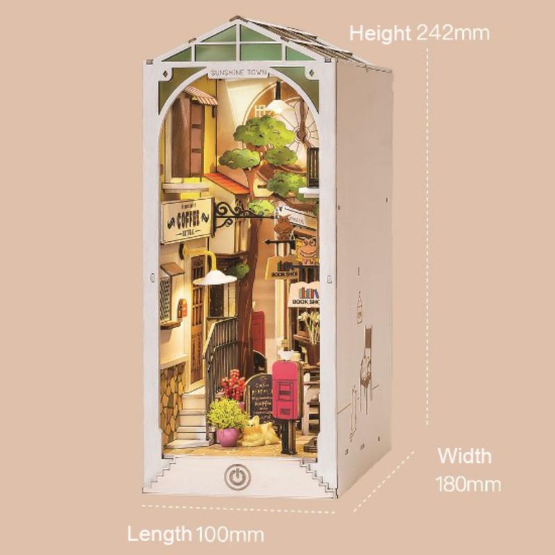Sunshine Town | Robotime Rolife TGB02 DIY Miniature Book Nook Kit - Kitchen & Dining image 5