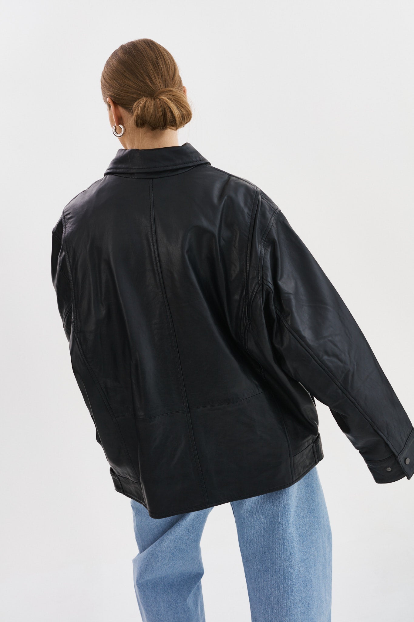 THEIA | Leather Bomber Jacket - Misc image 7