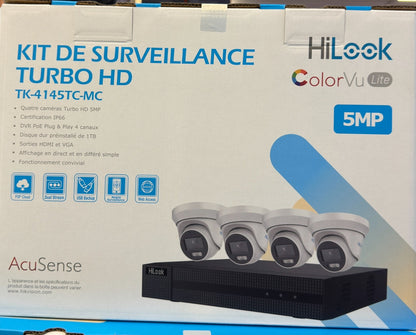 HiLook TK-4145TC-MC 4-Channel 5MP ColorVu Lite DVR Kit - Gadgets image 5