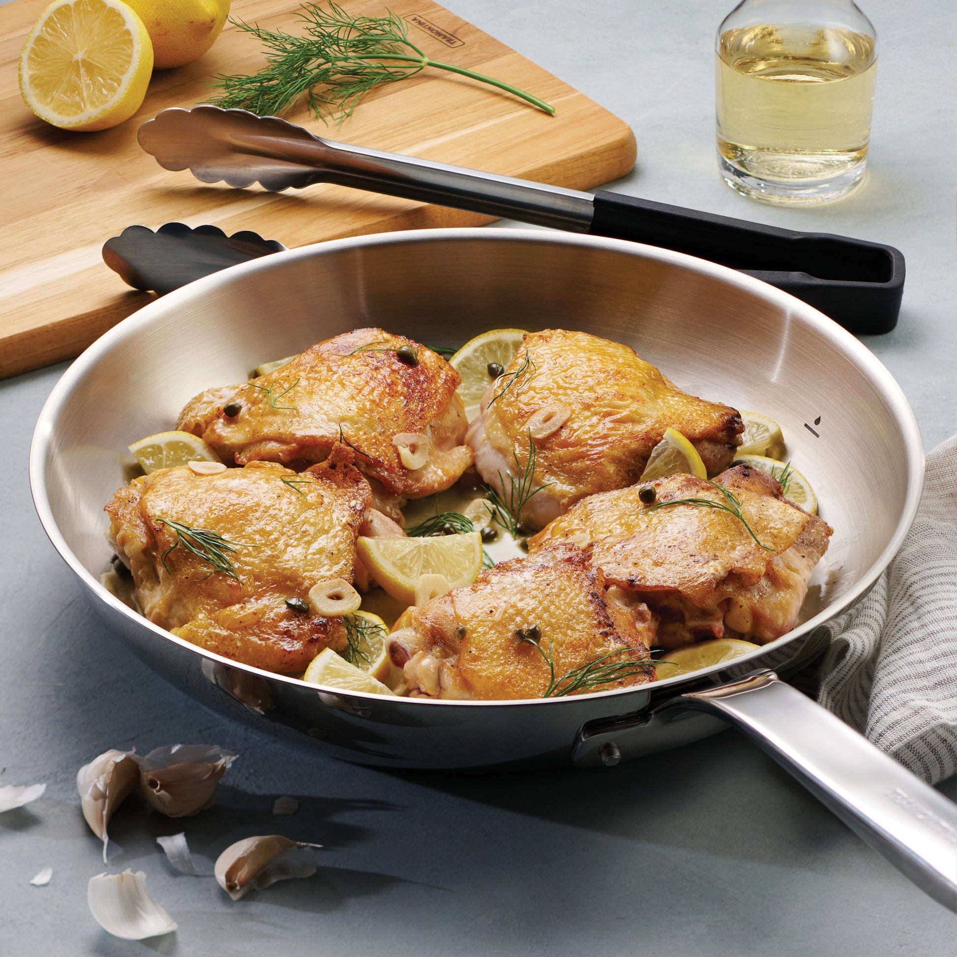 Tempo Tri-Ply Base Stainless Steel Fry Pan - Kitchen & Dining image 10
