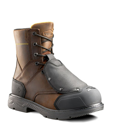 Terra Patton Unisex 8" Aluminum Toe External MET Guard Work Safety CSA Boot 1314DB - Dark Brown - Misc image 1