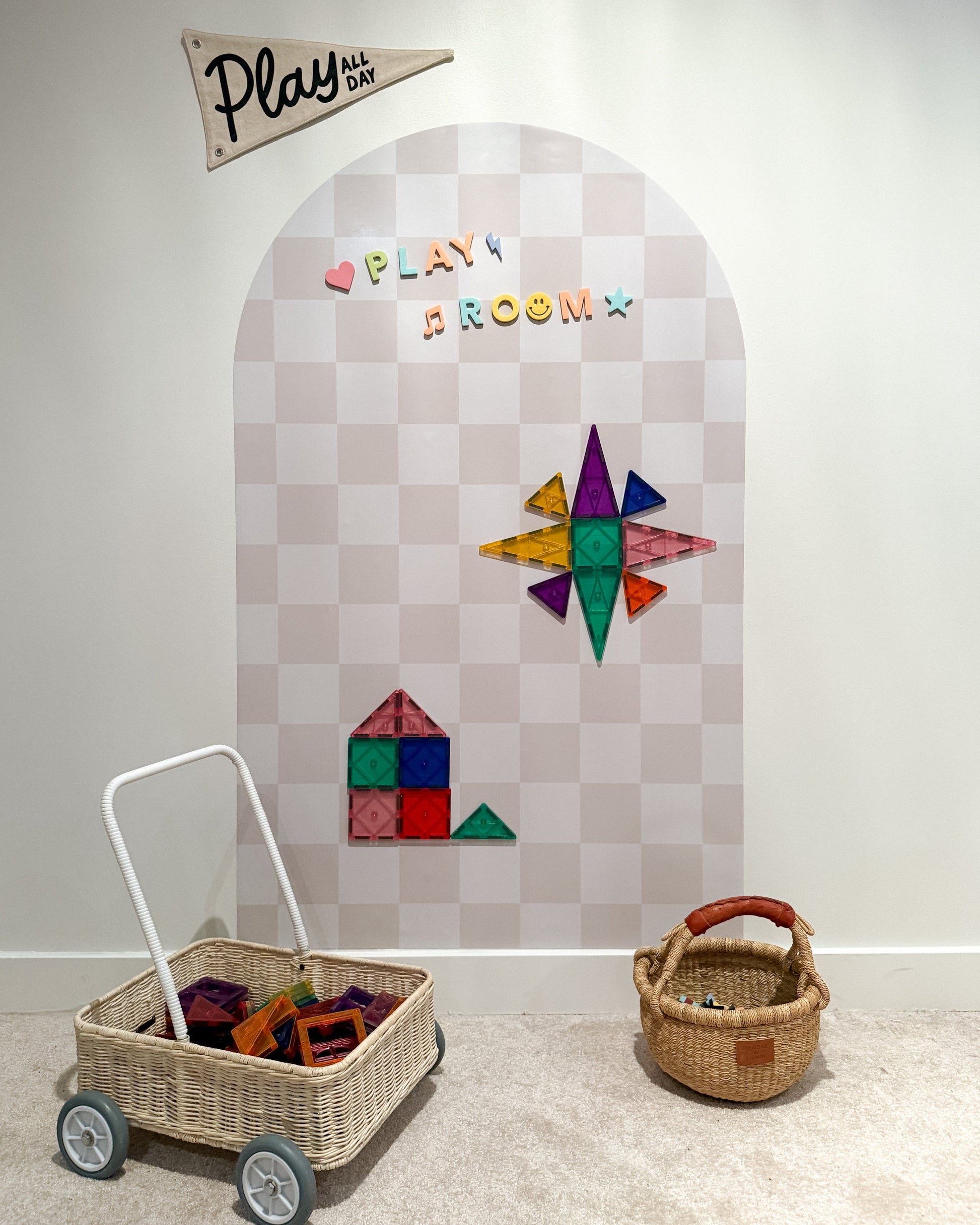 MEGA Magic Playwall - Arch Magnetic Wall Decal for Kids - Toys & Games image 11