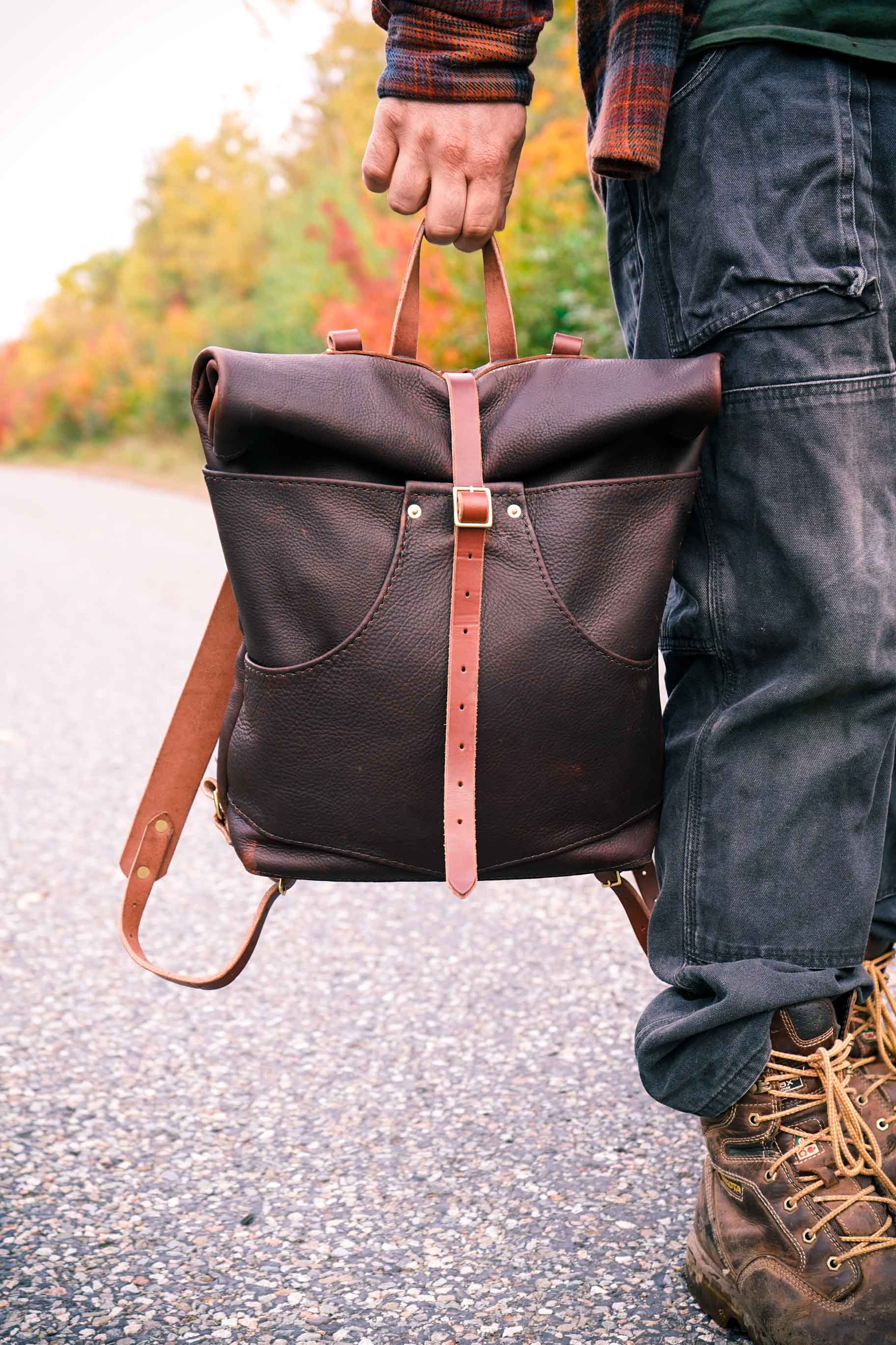 Vinland Pack - Leather Rolltop Backpack - Misc image 5
