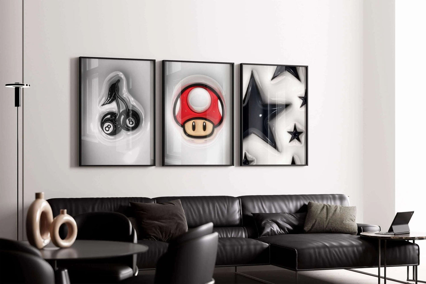 Trendy Hypebeast 3D Room Decor Set of 12 - Home Decor image 4
