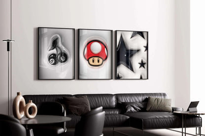 Trendy Hypebeast 3D Room Decor Set of 12 - Home Decor image 4