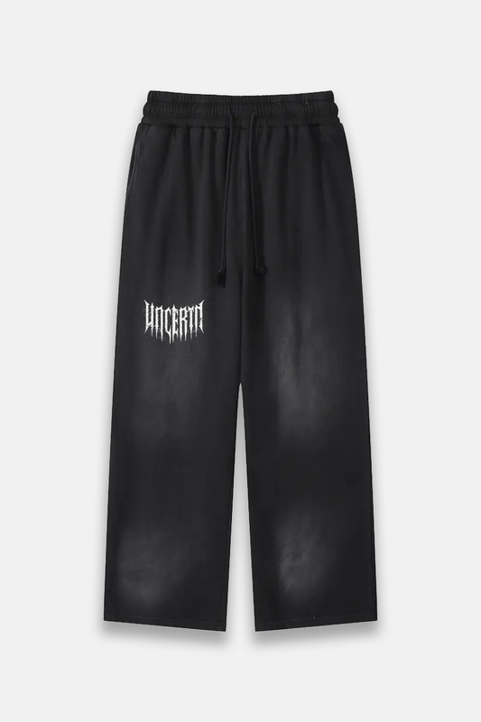 UC022 Envy Straight Cut Joggers - Black Wash - Misc image 1