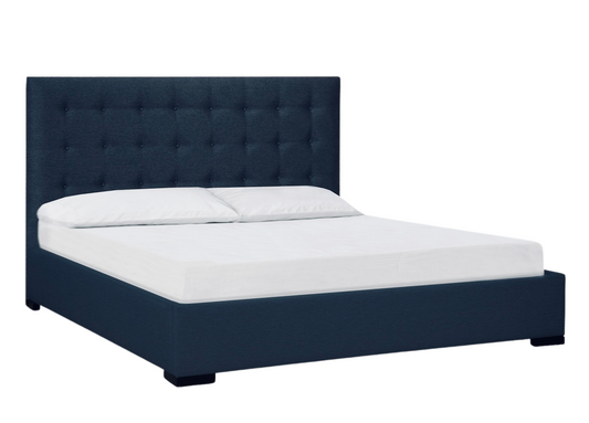 Medina Platform Bed - Navy - Furniture image 1