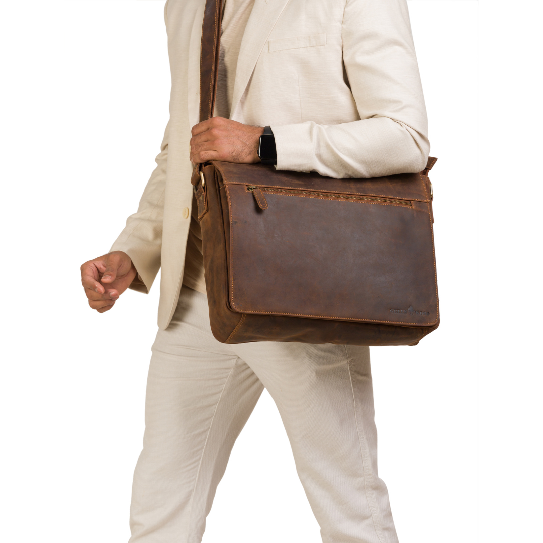 Leather Laptop Bag Richard Sandal - Gadgets image 5