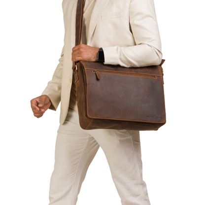 Leather Laptop Bag Richard Sandal - Gadgets image 5