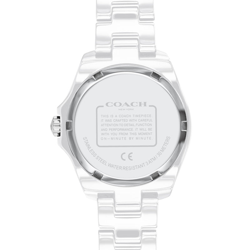 Coach Preston White Dial White Steel Strap Watch for Women - 14503462 - Jewelry image 10