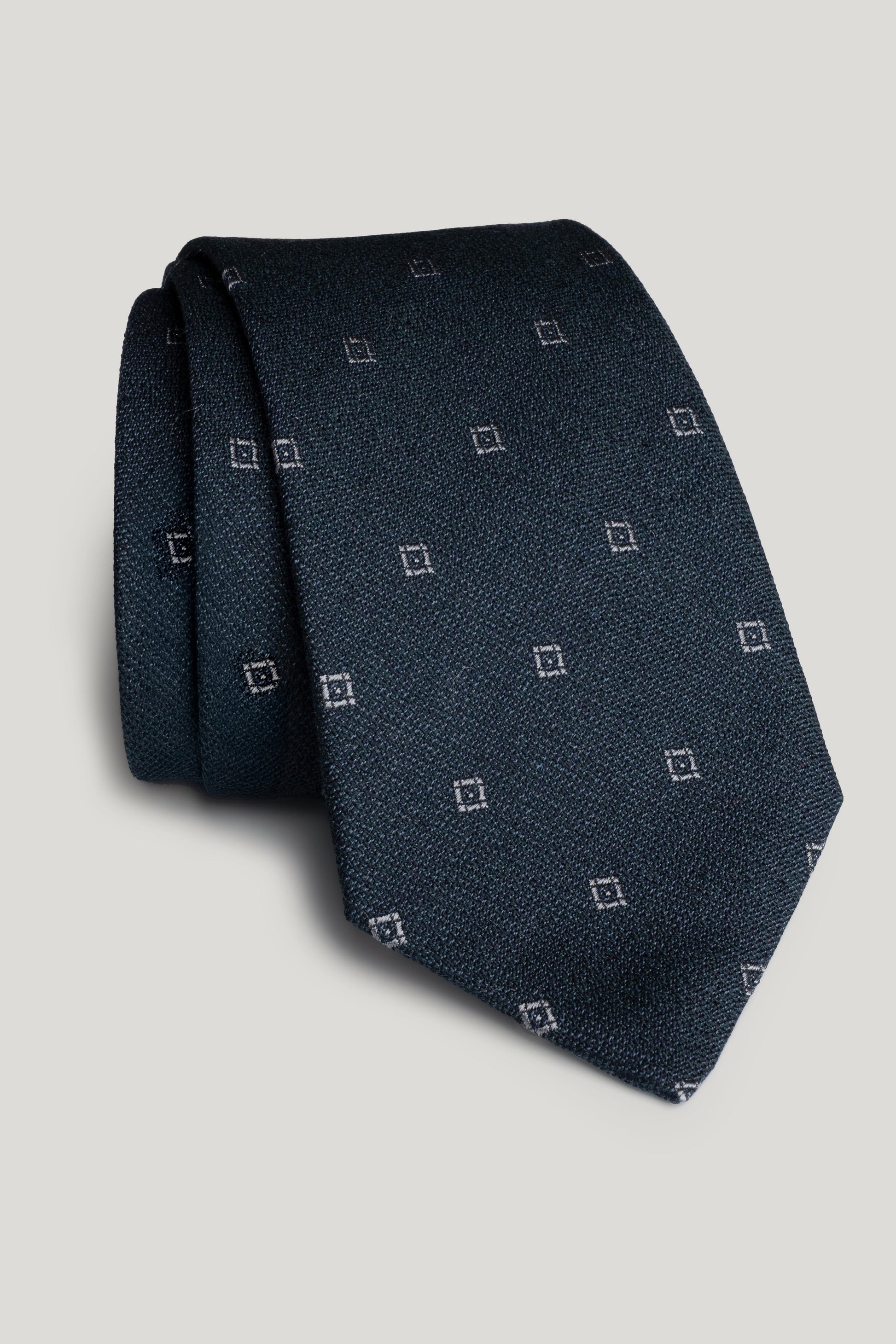 Navy Geoprint Woven Tie - Misc image 1
