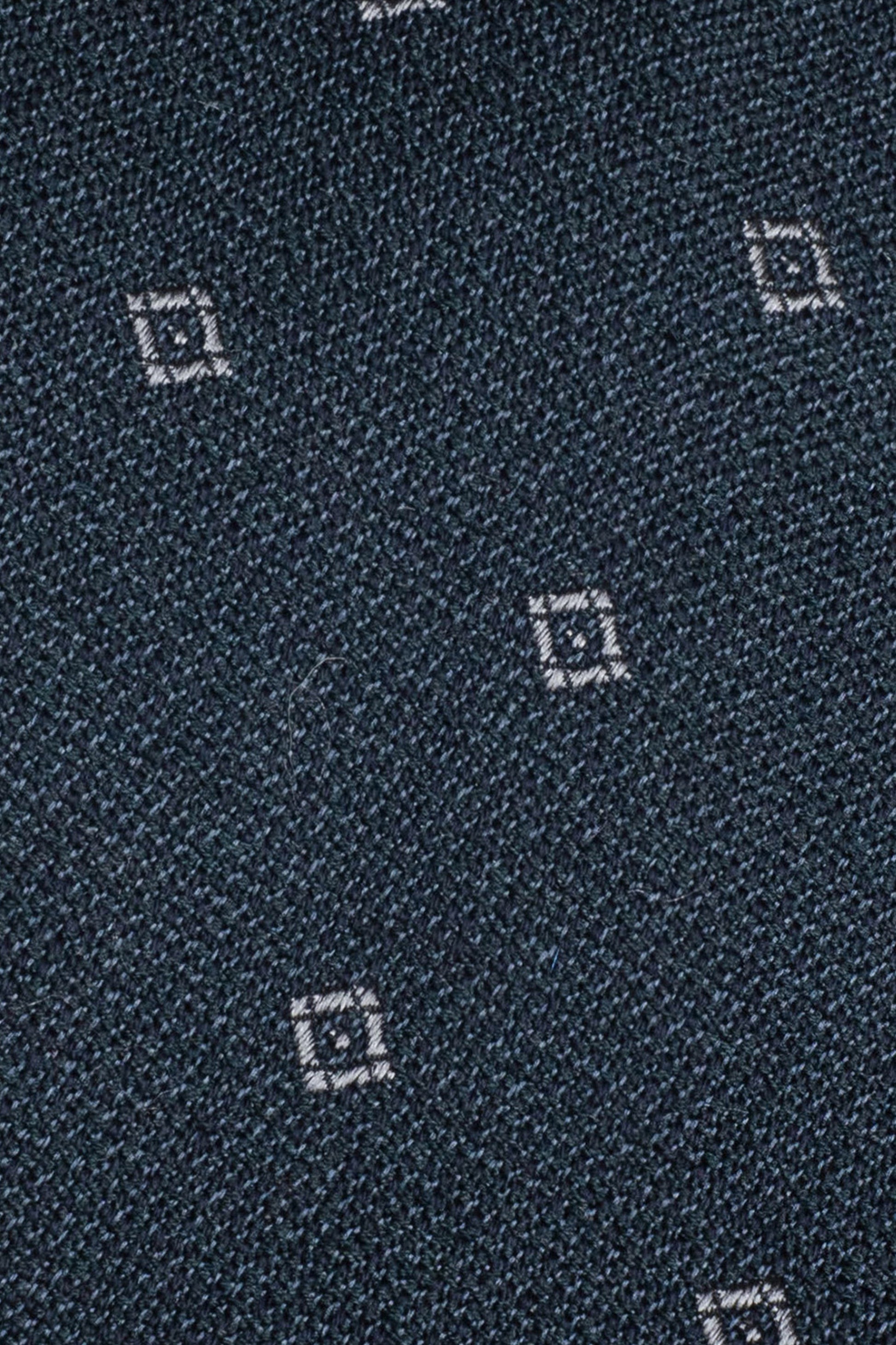 Navy Geoprint Woven Tie - Misc image 2