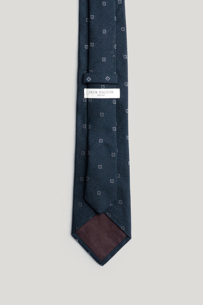 Navy Geoprint Woven Tie - Misc image 3