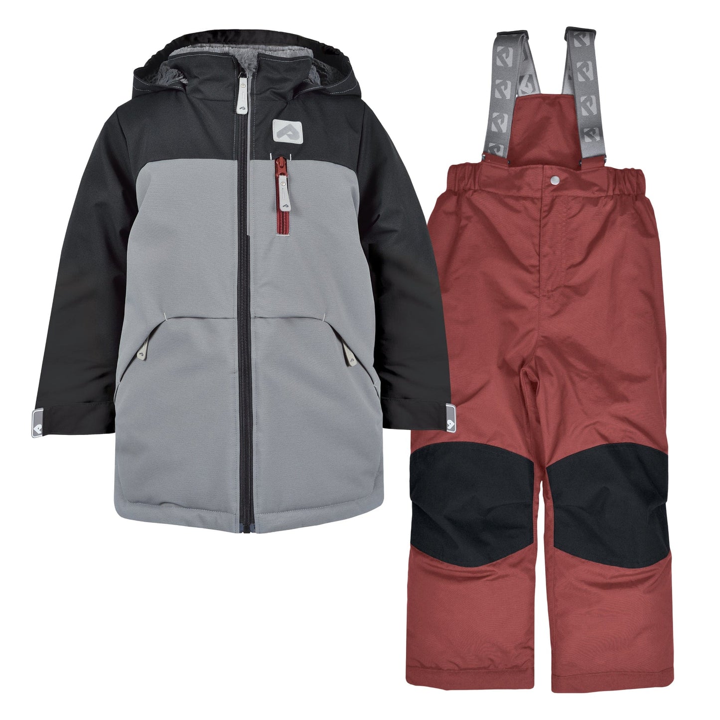 Two piece kid snowsuit - Black, slate & grenat - Misc image 2