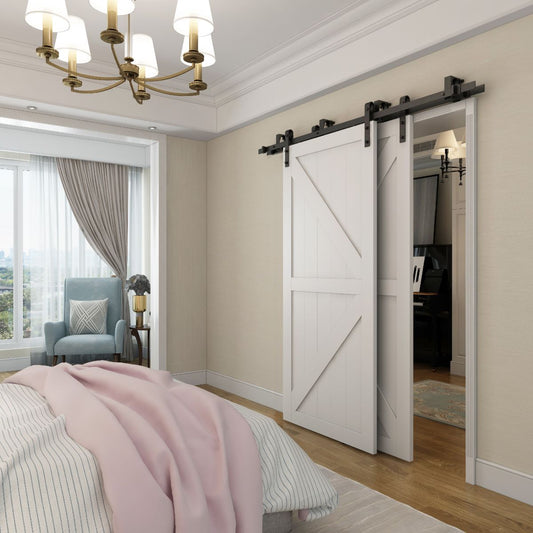 Bypass barn door hardware featuring soft close technology - Gadgets image 1