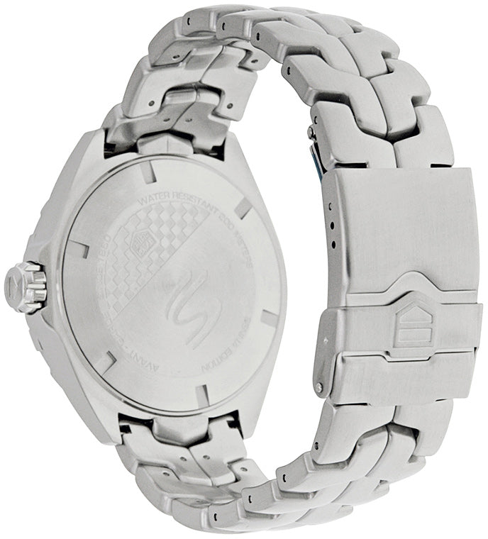 Tag Heuer Formula 1 Senna Limited Edition Black Dial Silver Steel Strap Watch for Men - WAZ1012.BA0883 - Jewelry image 16